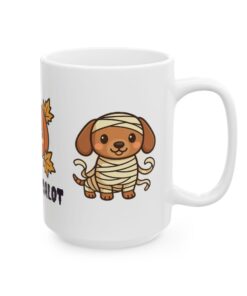 Sir Wrapsalot Ceramic Mug | Mummy Dachshund Halloween Mug - Image 8
