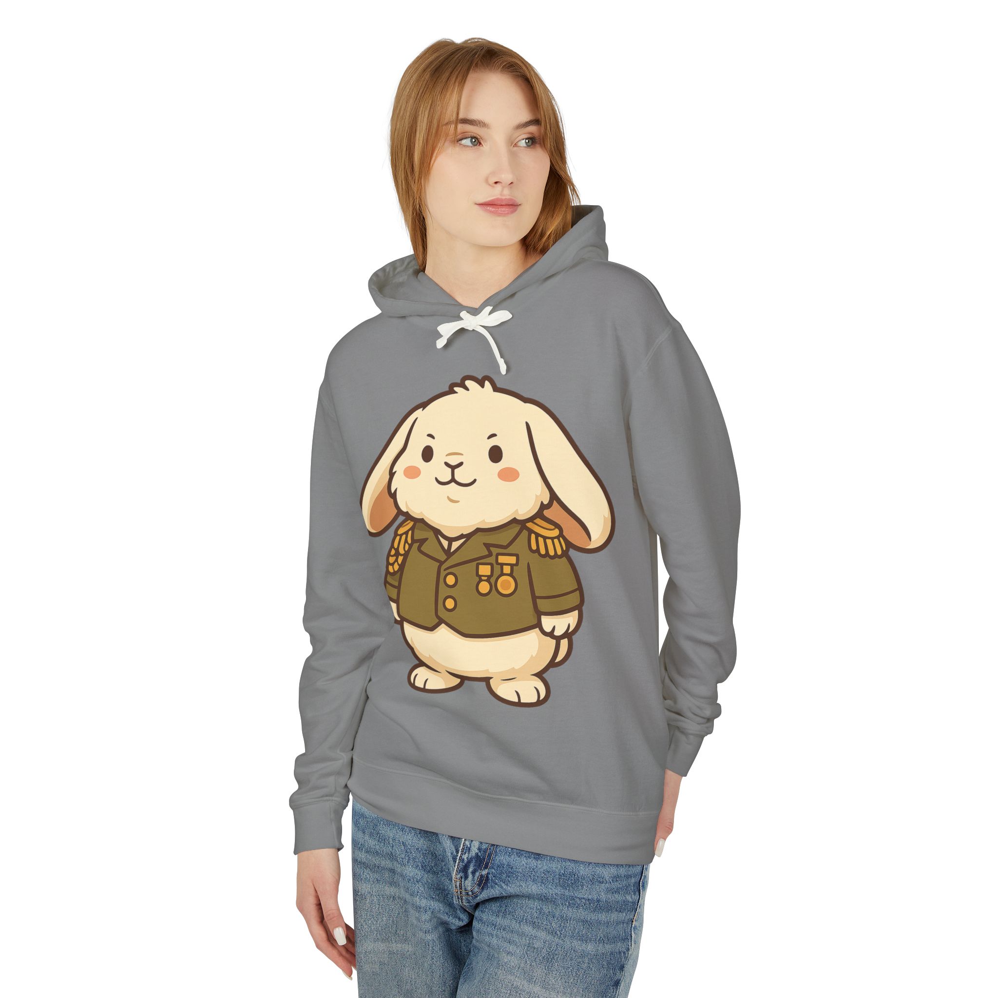 General Floofington Lightweight Pullover Hoodie | General Floofington Hoodie - Image 35