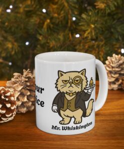 Sir Whiskington Court Etiquette Mug | Butler Cat Coffee Cup