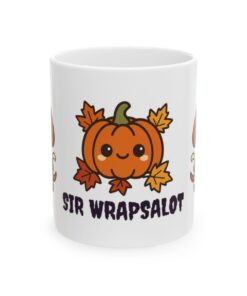 Sir Wrapsalot mummy dachshund Halloween ceramic mug